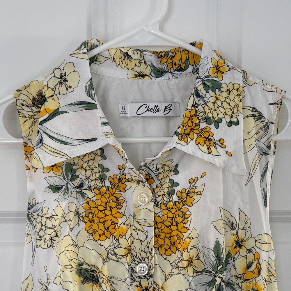Springtime Sleeveless Floral Dress